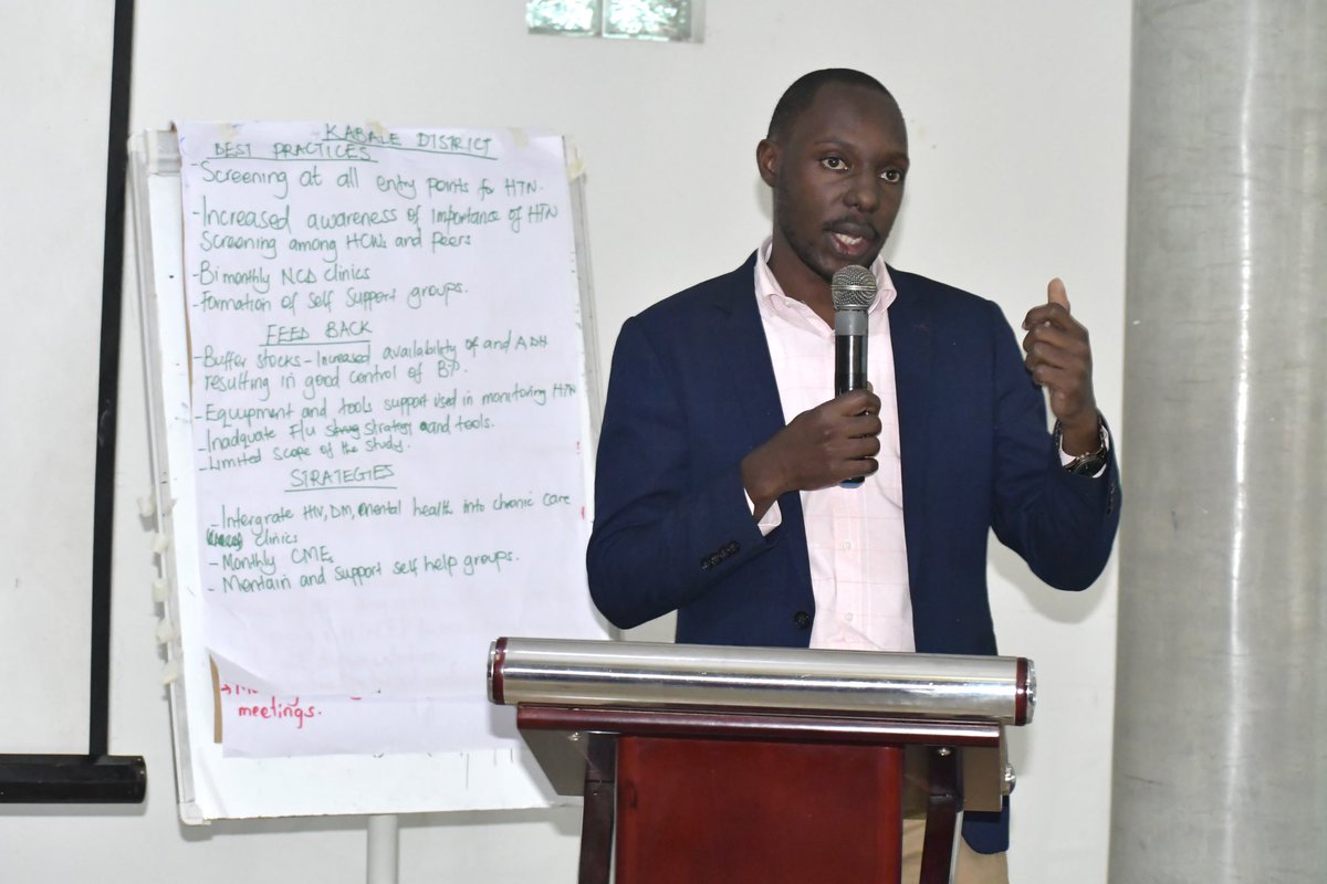 HIV_HTN's tweet photo. “One of our best practices for hypertension is to screen for it at all entry points. Health care workers and peers at the facilities are becoming more aware of the importance of hypertension screening.” ~ Kabale district health facilities representative https://t.co/GItMgILwZe