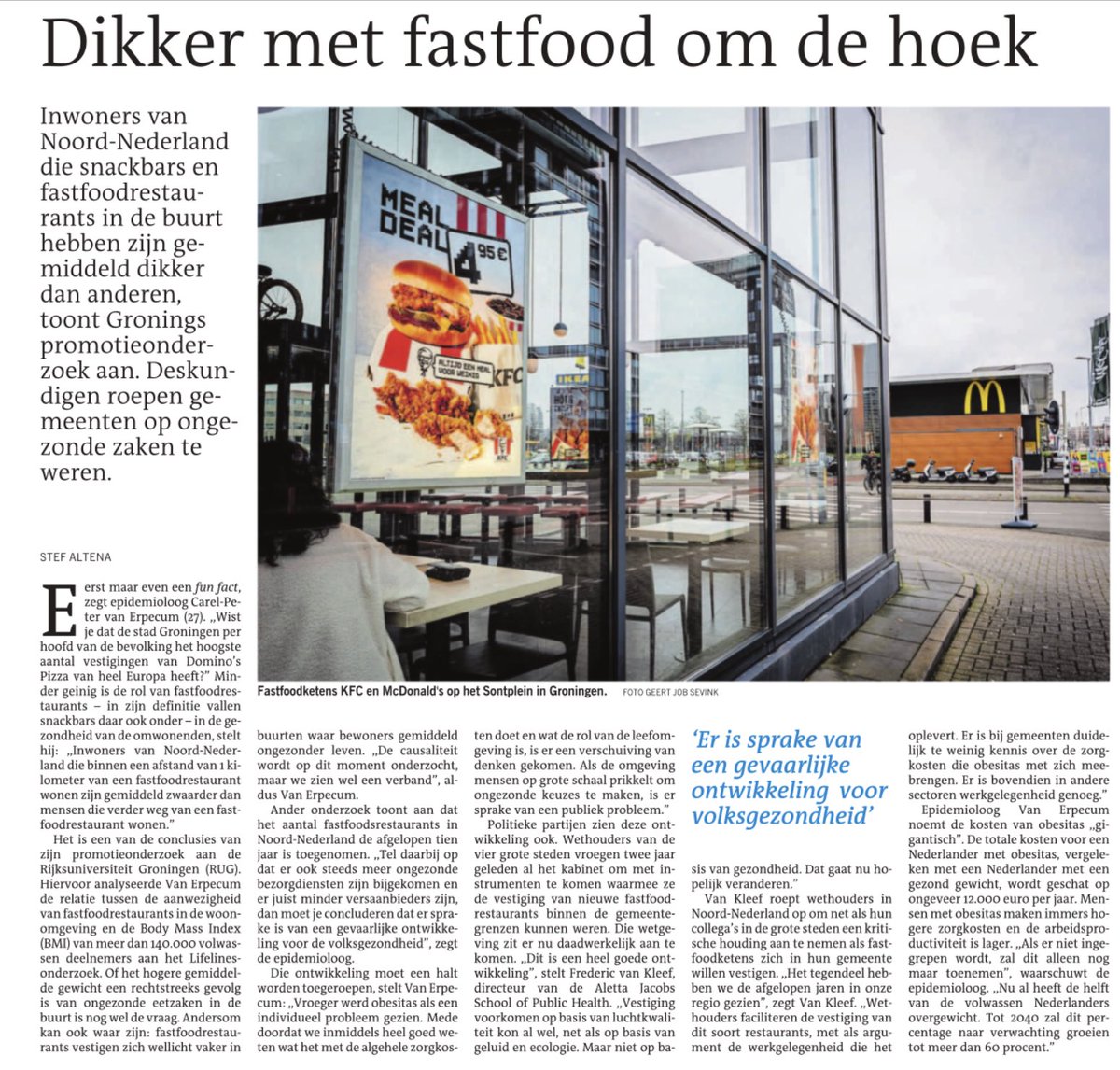 Interessant onderzoek mogelijk gemaakt door de 140.000 deelnemers aan het grootschalige bevolkingsonderzoek ⁦<a href="/LifelinesNL/">Lifelines</a>⁩ van ⁦<a href="/univgroningen/">University of Groningen</a>⁩ en ⁦<a href="/umcg/">UMCG</a>⁩