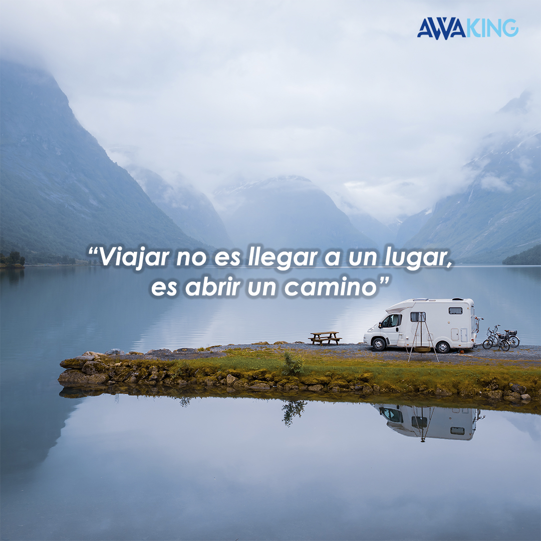 AwakingBrand's tweet image. Viajar no es llegar a un lugar, es abrir un camino. 🏞️

#awaking #frasesinspiradoras #caravaning #viajar #viajes #autocaravana #camper #viajero #vanlife #rvlife #camping #travelerlife