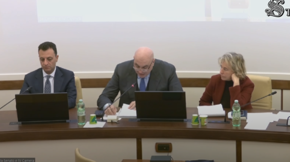 Montecitorio's tweet photo. Presso le Commissioni riunite #Difesa Camera e #Esteri e #Difesa del #Senato audizione del Ministro @GuidoCrosetto - @MinisteroDifesa sulle linee programmatiche del suo Dicastero. Diretta: https://t.co/cnsHJTQhc1 #OpenCamera #OpenParlamento https://t.co/em1gIzDffF