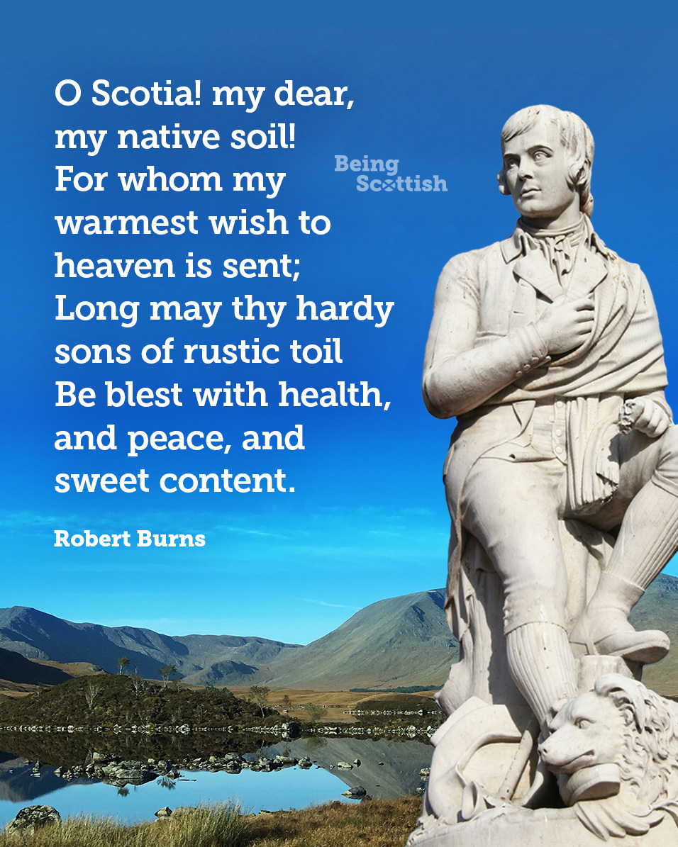 Have an amazing Burns Night folks! On this day in 1759: Robert Burns, legendary Scottish poet, was born in Alloway, Ayrshire. His famous poems and songs include A Red, Red Rose, Tam O' Shanter &amp; Ae Fond Kiss. His song "Auld Lang Syne" is sung around the world on Hogmanay.