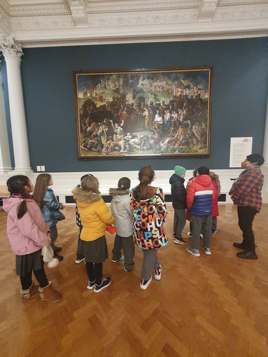 ScoilChaitBaggo's tweet image. Visit to the National Gallery of Ireland

3rd and 4th Class recently visited the National Gallery of Ireland. They went to see &apos;The Marriage of Strongbow and Aoife&apos; as part of their learning about Norman Ireland.

scoilchaitrionabaggotstreet.ie/visit-to-the-n…