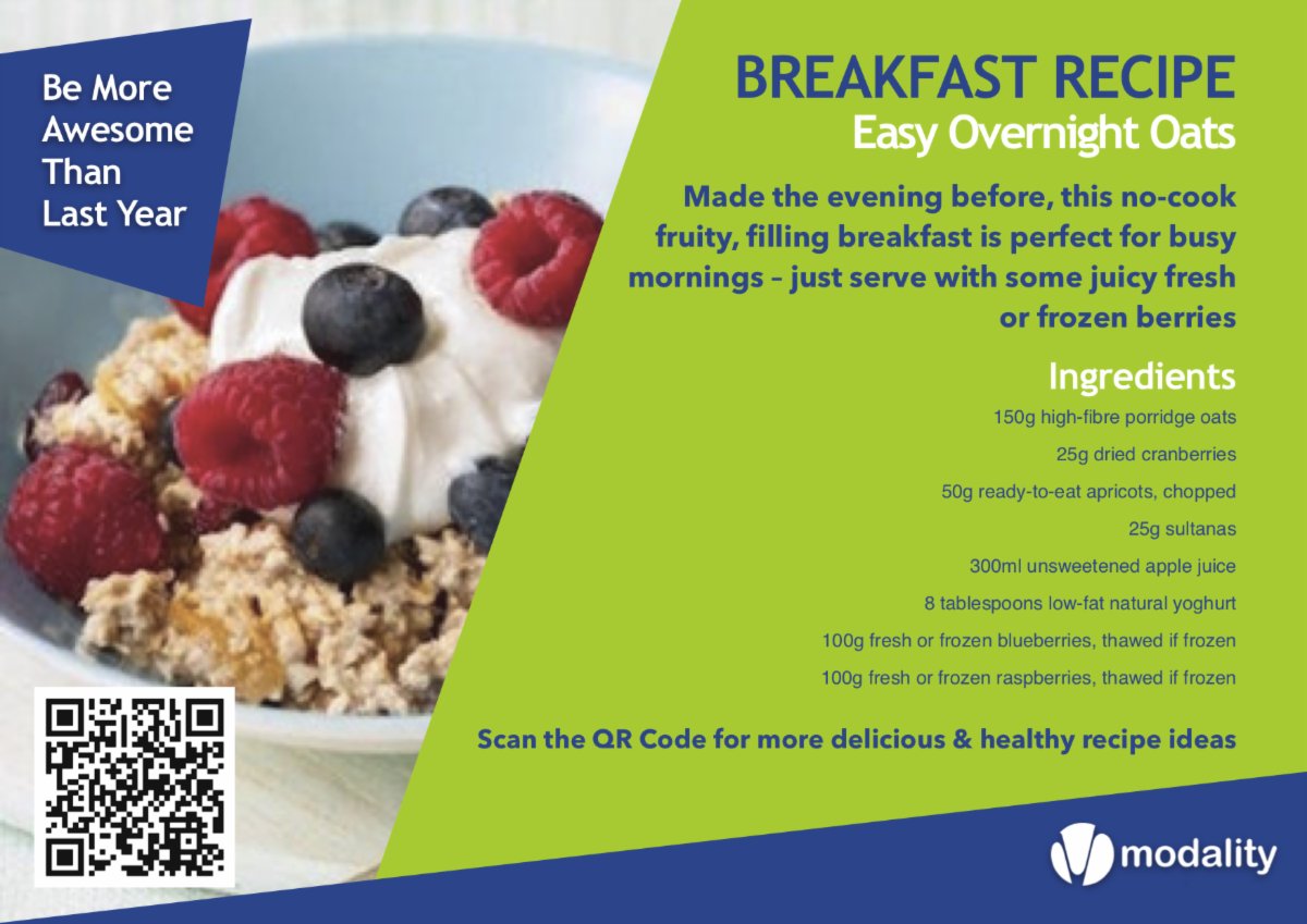 ModalityEastSur's tweet image. Fancy something different for breakfast? We have some great recipe ideas to help get your day off to the best start - conta.cc/3VxMFyO
#bemoreawesome #breakfastrecipes #mostimportantmealoftheday