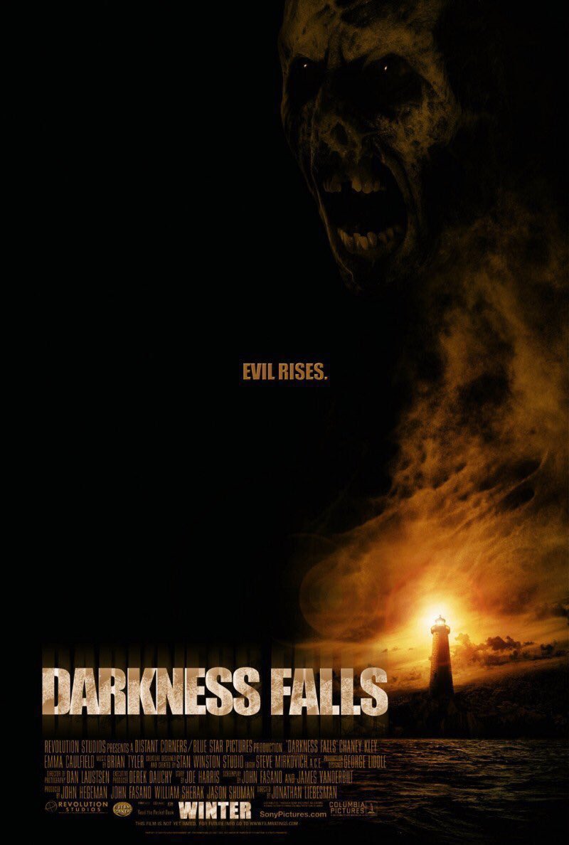 FilmNewsNos's tweet photo. 🎬MOVIE HISTORY: 20 years ago today, January 24, 2003, the movie ‘Darkness Falls’ opened in theaters!

#ChaneyKlay #JoshuaAnderson #EmmaCaulfield #EmilyBrowning #LeeCormie #GrantPiro #JohnStanton #SullivanStapleton #SteveMouzakis #PeterCurtin #KestieMorassi #JennyLovell https://t.co/v8vxo2y1rn