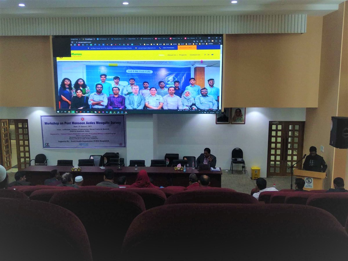 GroupMappers's tweet photo. GroupMappers successfully completed the workshop on 'Post-monsoon Aedes Mosquito Survey'.
The goal of this project is vector data collection for micro-level planning to help the Government to tackle the future dengue situation.
#Dengue #POST_MONSOON #Groupmappers #aedes #disease https://t.co/MJjNVOjiIh