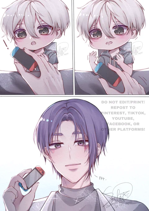 #ngro ; "Reo took my nintendo!😾" #bluelock  #凪玲 