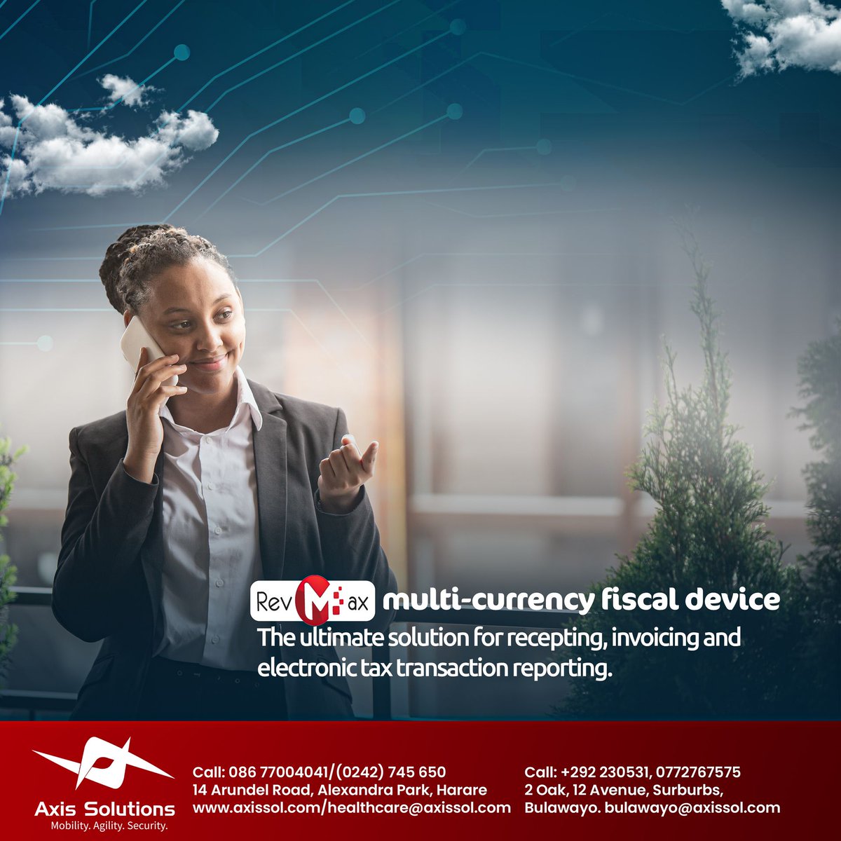 axis_africa's tweet photo. In case of data export, it is uniquely identifiable.

For more information Contact Us.

Mobility. Agility. Security
https://t.co/xNrEf1NXzS
 #AxisSolutions https://t.co/xWT9KaLuUW