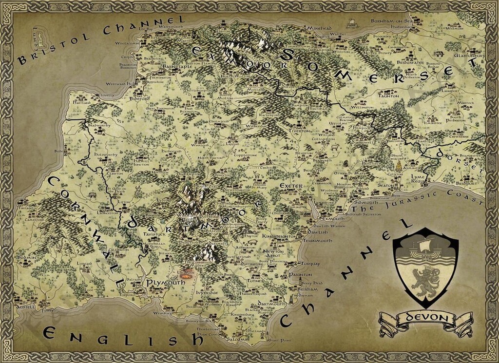 PlayAtBoard's tweet image. Chris @fantasyworldmaps has made this Tokien-inspired map of Devon. 🧙‍♂️😯 Very awesome although potentially missing a few more sea monsters off the coast in our opinion! 🐉 What do you think?

#exeter #jrrtolkien #devon #lordoftherings #dartmoor instagr.am/p/Cn1G8ixI870/