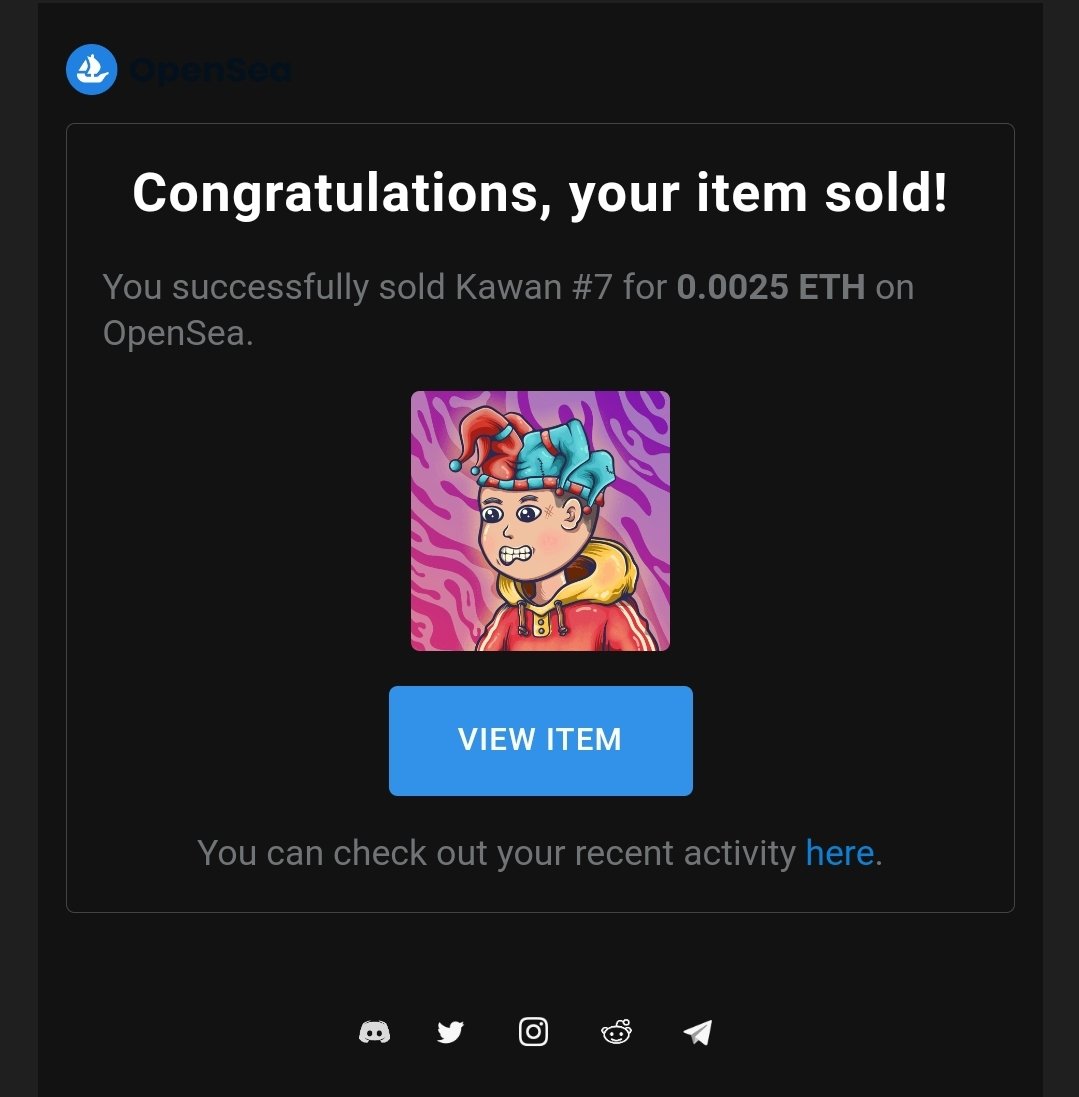 Sekawan.NFT🍻 (@sekawanft) on Twitter photo Yeayy Another Kawans Has been Sold today, Thanks <a href="/Antoni_Pon/">Angry_Bull</a> for Collecting Kawan #7.
Pre Sale Ends in 2 Hours, ( 0.0025 )
And After 2 Hours price will go up according to the phase 1 roadmap.
Grab it now : opensea.io/collection/sek…
Thanks for support fam 🥰
#NFT #VERTICALNFT Yeayy Another Kawans Has been Sold today, Thanks <a href="/Antoni_Pon/">Angry_Bull</a> for Collecting Kawan #7.
Pre Sale Ends in 2 Hours, ( 0.0025 )
And After 2 Hours price will go up according to the phase 1 roadmap.
Grab it now : opensea.io/collection/sek…
Thanks for support fam 🥰
#NFT #VERTICALNFT