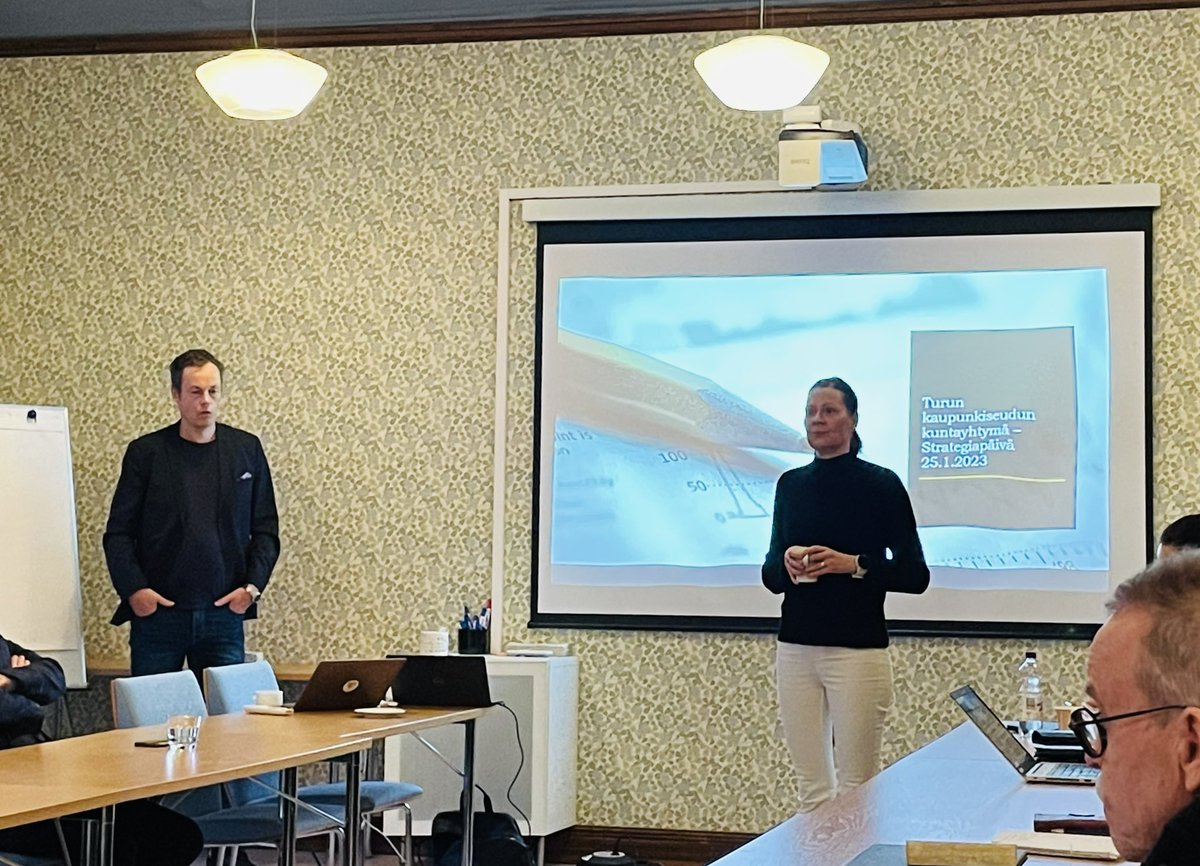 Turun kaupunkiseutu strategiatyössä - yhteistä tulevaisuuskuvaa hakemassa. Pormestari <a href="/minnaarve/">Minna Arve</a> avaa ja <a href="/MDIfriends/">MDI</a> sparraa. ☀️ <a href="/NaantaliK/">Naantalin kaupunki</a>   tietenkin mukana menossa!