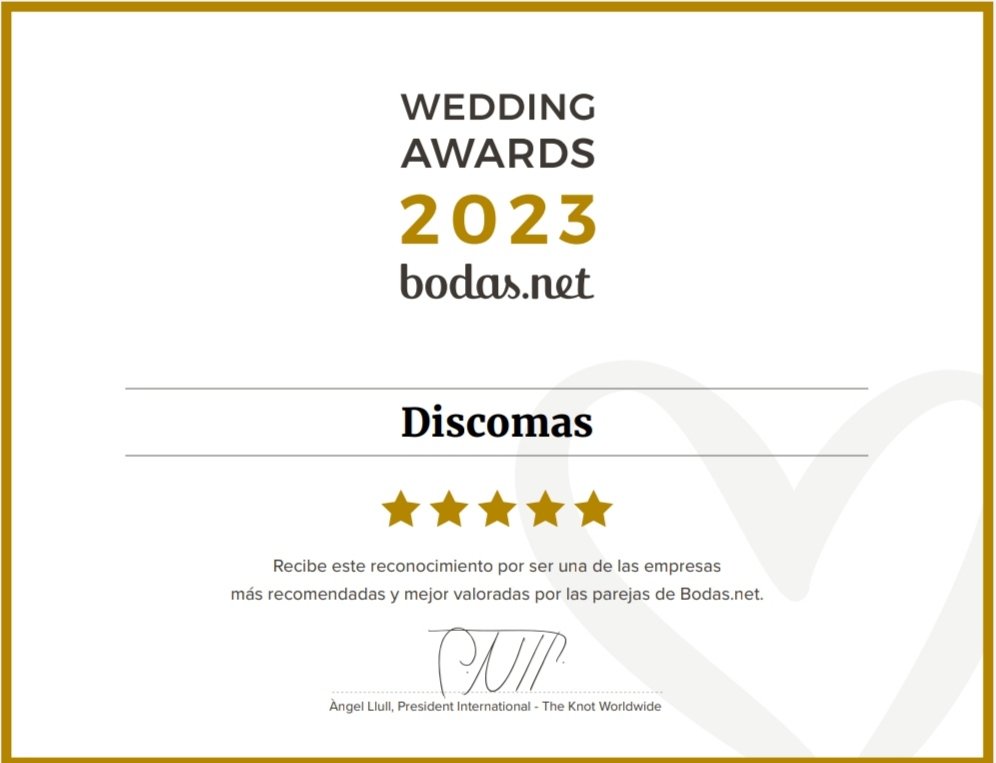 Un año mas, y van ocho , orgullosos de recibir el prestigioso premio🎖 #weddingawards que entrega <a href="/bodasnet/">Bodas.net</a> . Muchas gracias a todas las parejas que lo habéis hecho posible gracias a vuestras opiniones👏👏.