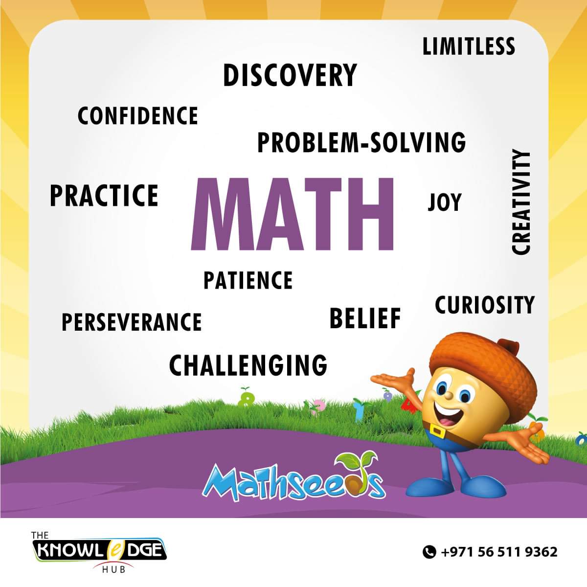 Knowledgehubdxb's tweet image. What is the first word you think of when we say Math? Well, Math is not just a subject, it is an emotion that one experiences.

Learn more here: knowledge-hub.com/mathseeds/  

 #Mathseeds #OnlineMathResources #eLearningPlatform #math #mathematics #Mathnasium #mathtutor #maths