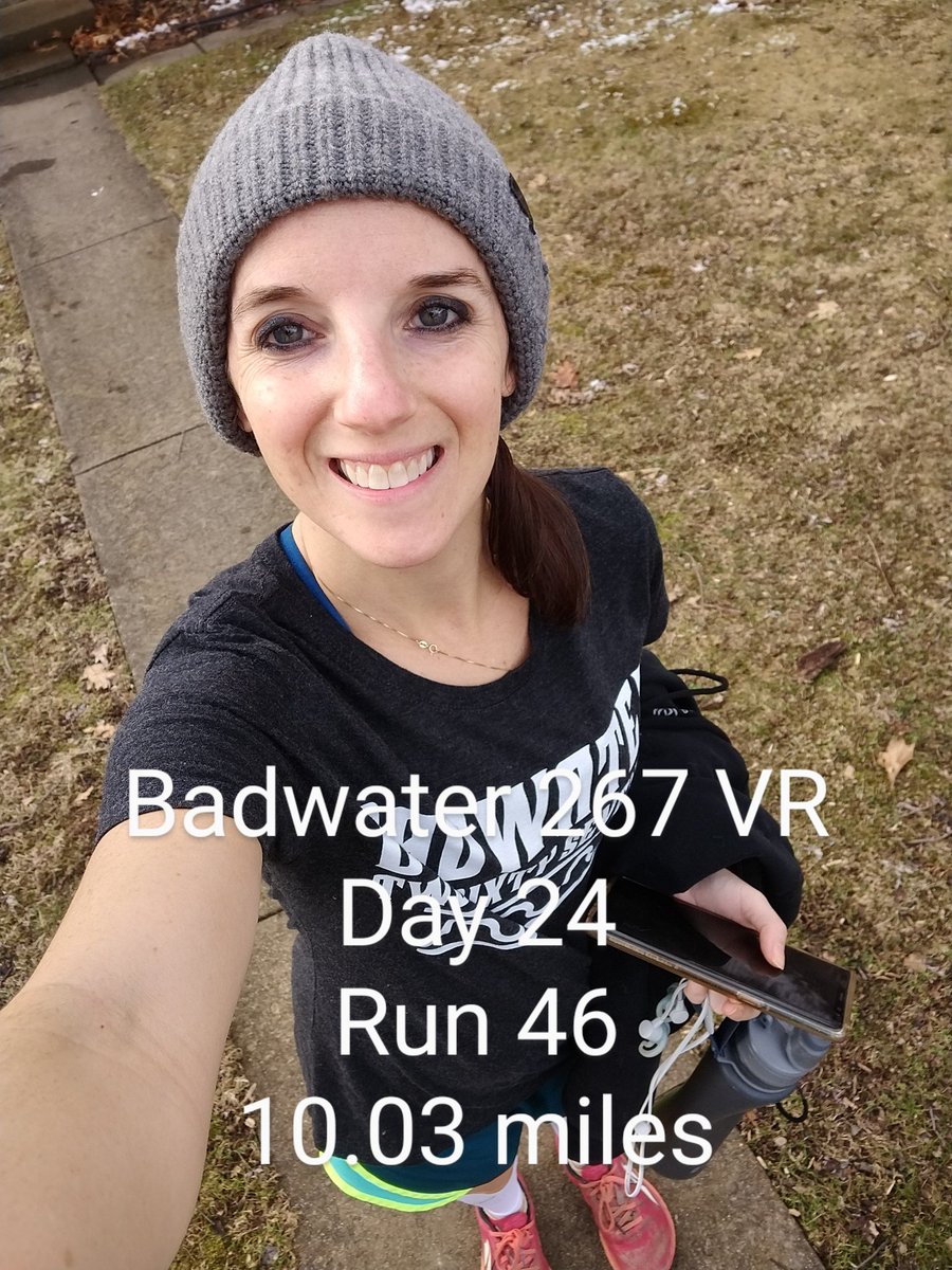 Badwater 267 VD, Day 24, Run 46

Run 10.03 mi
Avg pace 10:55 min/mi
Elapsed time 1:49:34

I got some work done while running on the treadmill. 

2-2.5 days left, then I'll be finished and onto the next thing! - a little rest, first.

#badwater267vr
#badwaterstrong
#virtualrace