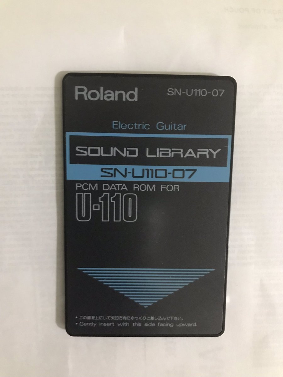 BHamadicharef's tweet photo. Arrived ! #SN110-07 for my #Roland #U220 https://t.co/s4ki5885fS
