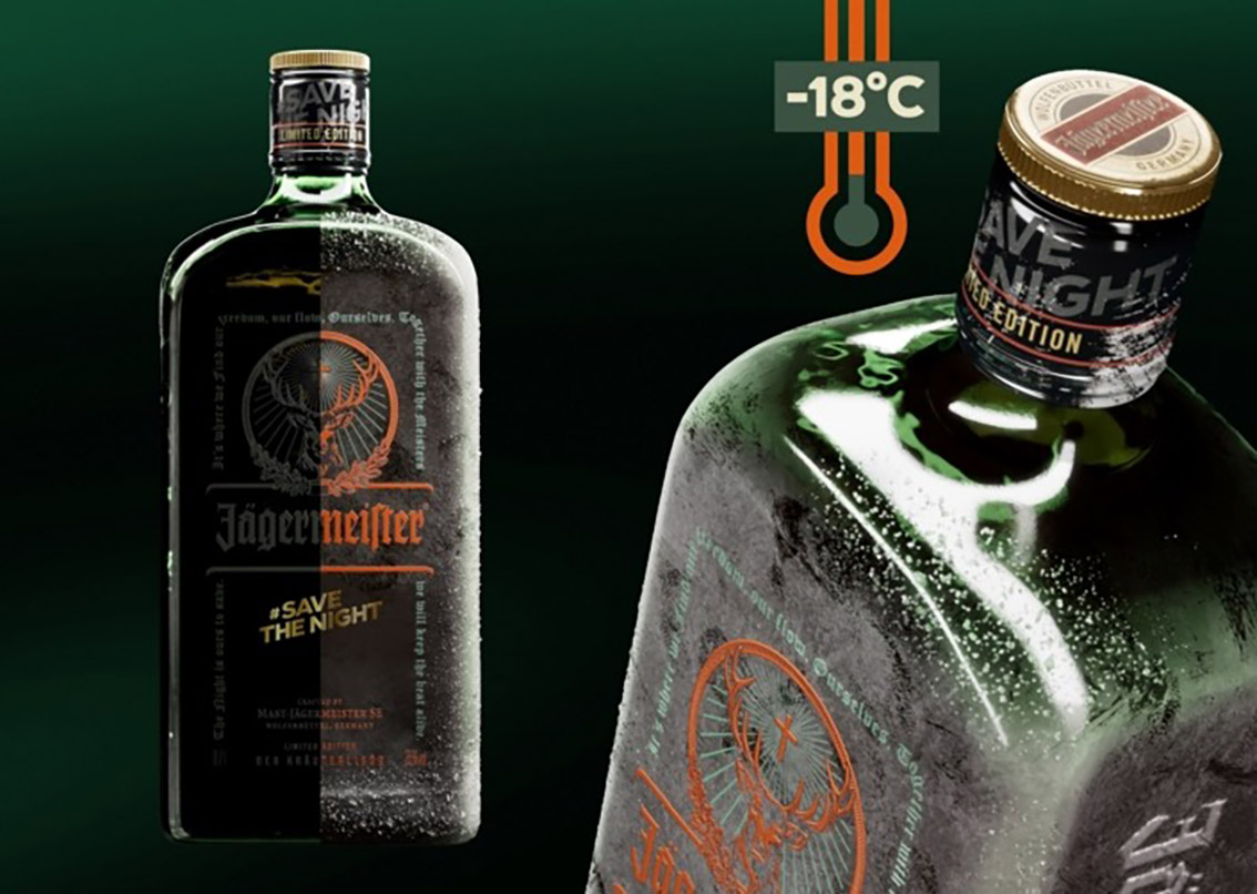 BuckCarsten's tweet photo. Hey – we wone again! Our sleek interpretation of Nightlife After Lockdown, in combination with the craftsmanship of DECOGLAS. and the initiative by @jaegermeisterDE, has been award the WorldStar Global Packaging Award. Thank you to everyone involved! #designfürdenanfang https://t.co/1uzaIKcxNZ