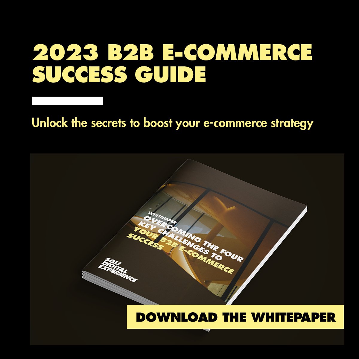 SQLI_NL's tweet image. [Whitepaper] Learn how to overcome the 4 key challenges to your B2B e-commerce success, find out how to meet the expectations of the modern B2B buyer and discover the current state of B2B e-commerce to stay ahead of trends.

Download your copy now: okt.to/ASMywa