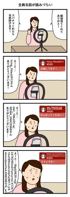 全員名前が読みづらい 