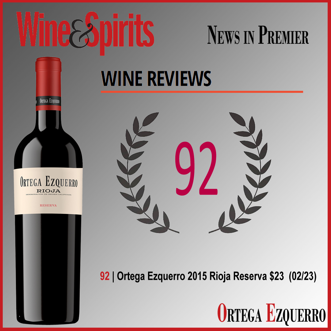 La prestigiosa revista americana Wine &amp;
Spirits, considerada una de las publicaciones más
serias a nivel mundial, ha puntuado nuestro Reserva
2015 con 92 puntos. Estamos encantados! Gracias a todo el equipo! <a href="/dbastidacaro/">dbc</a> <a href="/ana_pelar/">Ana Pelarda</a>
