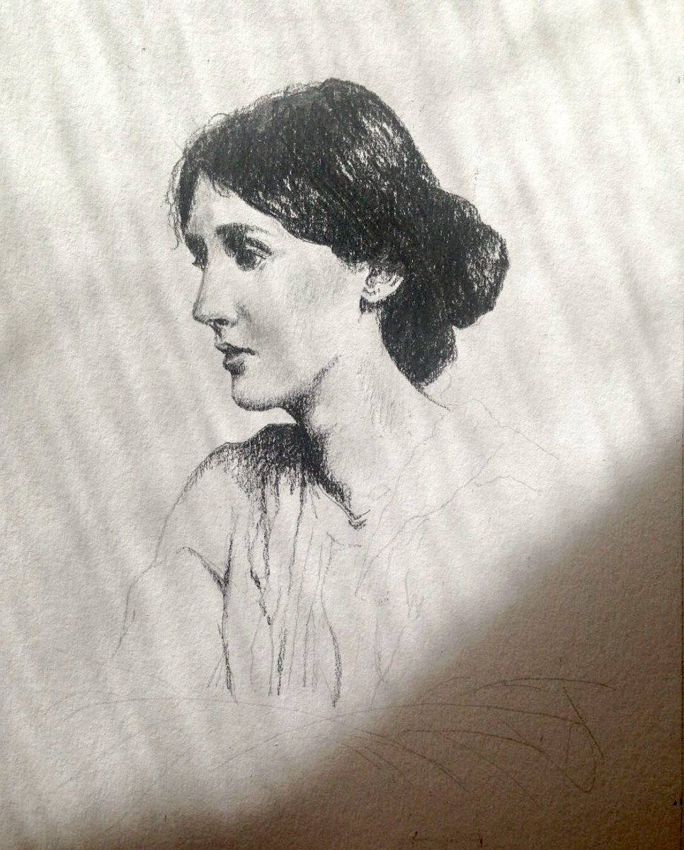 AudreyRdP's tweet photo. «Siento que todas las sombras del universo se multiplican en lo profundo de mi piel».

Trenzar la luz. Hoy es el cumpleaños de Virginia Woolf. https://t.co/h2rDHiT4oM