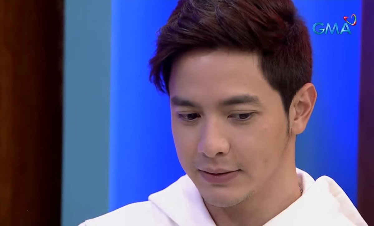 ShowbizBanter's tweet photo. "Parang naiwan ko po siya... I talked to her na, ‘I’m really sorry for all what happened. Iniwan kita and there’s no one to blame but me.'" 

-  Alden Richards on what happened between him and Julie Anne San Jose 
#FastTalkWithBoyAbunda https://t.co/zjSPJzSt16