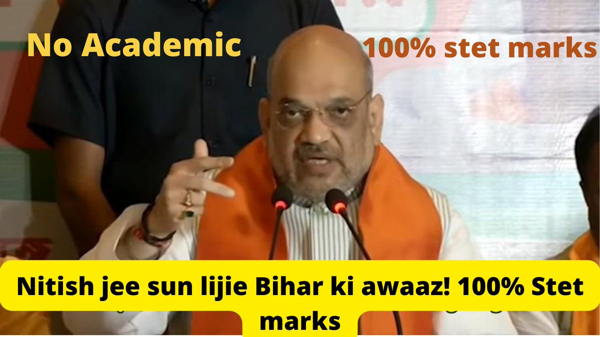 #27जनवरी_नीति_पारित_हो
 #27जनवरी_नीति_पारित_हो
बिहार सरकार नई शिक्षक नियुक्ति नियमावली 27 जनवरी को कैबिनेट बैठक में पारित कर सातवें चरण का शिक्षक भर्ती विज्ञापन जारी करे।
छात्रों के जीवन से खेलना बंद करें।
<a href="/NitishKumar/">Nitish Kumar</a> 
<a href="/yadavtejashwi/">Tejashwi Yadav</a> 
<a href="/ProfShekharRJD/">Prof. Chandra Shekhar</a> 
<a href="/Jduonline/">Janata Dal (United)</a> 
<a href="/RJDforIndia/">Rashtriya Janata Dal</a>