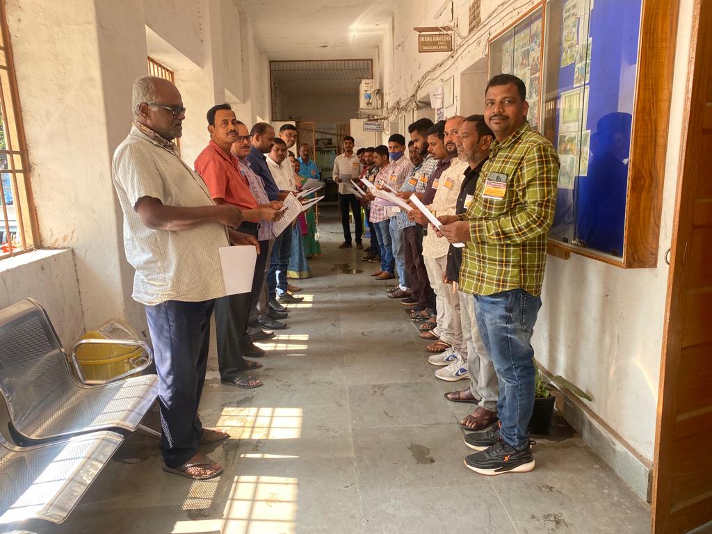 Oath taking on National Voters Day in Tahasil Office Angul