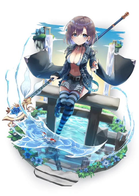 ヴィネット風イラストのオリキャラ描いてます! #フォロワー1万人以下の絵師が力作を投稿してたくさんのフォローを貰うタグ#冬の創作クラスターフォロー祭り 