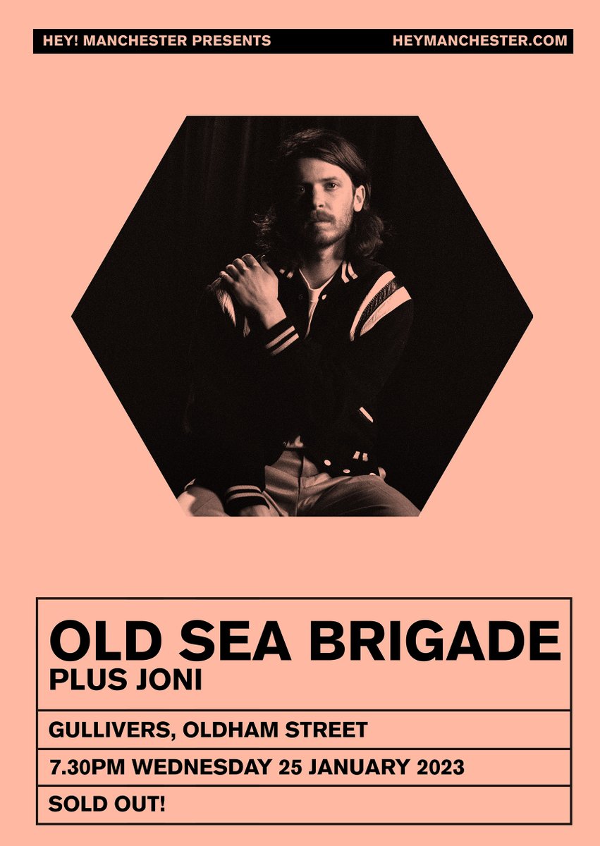 TONIGHT: We welcome <a href="/OldSeaBrigade/">Old Sea Brigade</a> to <a href="/gulliverspub/">Gullivers</a>! Doors 7.30pm, <a href="/listentojoni/">Joni</a> is on at 8pm and OSB at 9pm. We're completely sold out! heymanchester.com/old-sea-brigade