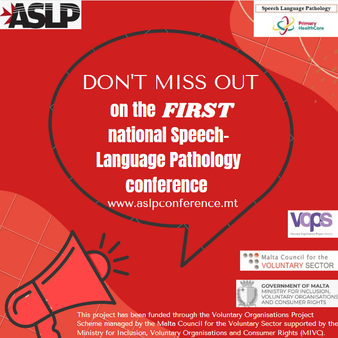 AslpMalta's tweet photo. Our first national Speech-Language Pathology #conference is not to be missed by #SLPs! We look forward to seeing you there!
#networking #ASLP https://t.co/iWcwpCzL8S