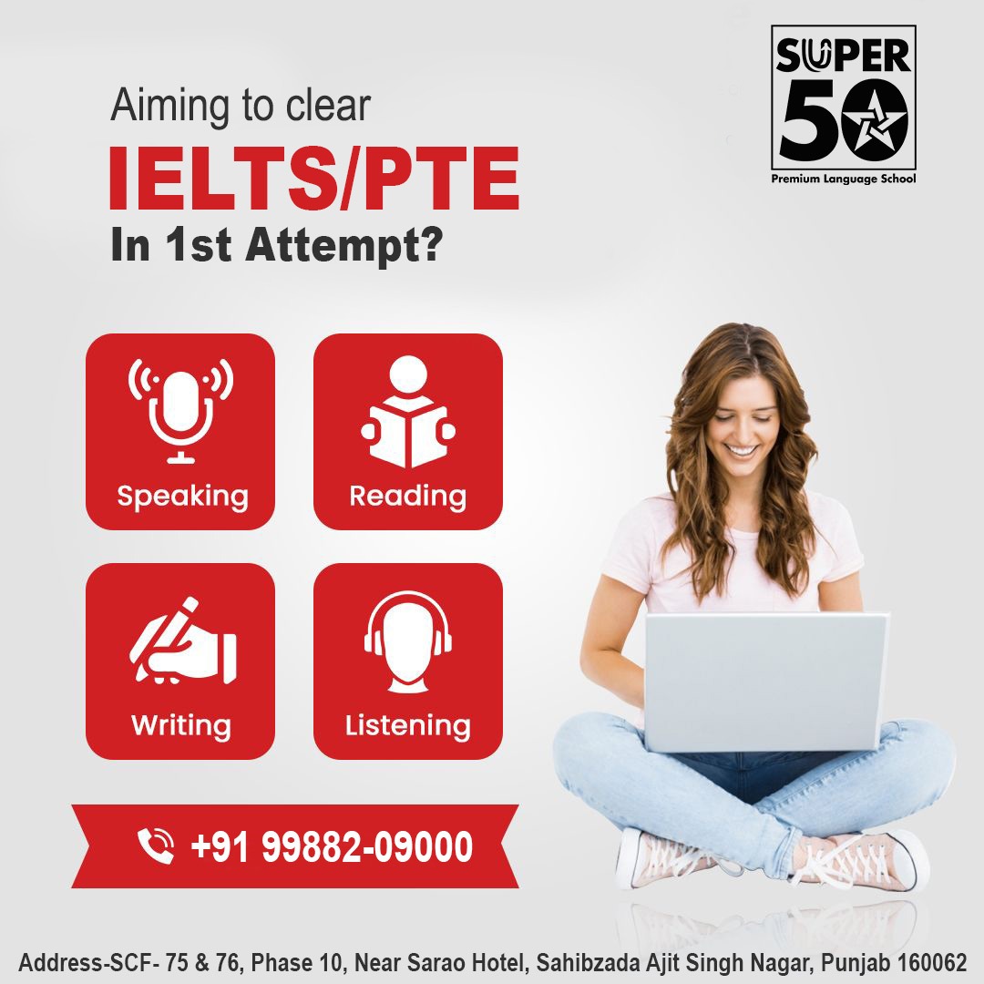 super50_in's tweet photo. Super50 is the best institute for English proficiency test coaching. We are always with you and will help you on your every single step. 
Just call +91 9988209000 and book your seat 
#SUPER50 #ielts #pteacademic #ieltspreparation #english #seabird #mohali #success #studyabroad https://t.co/9nDTekvEYX