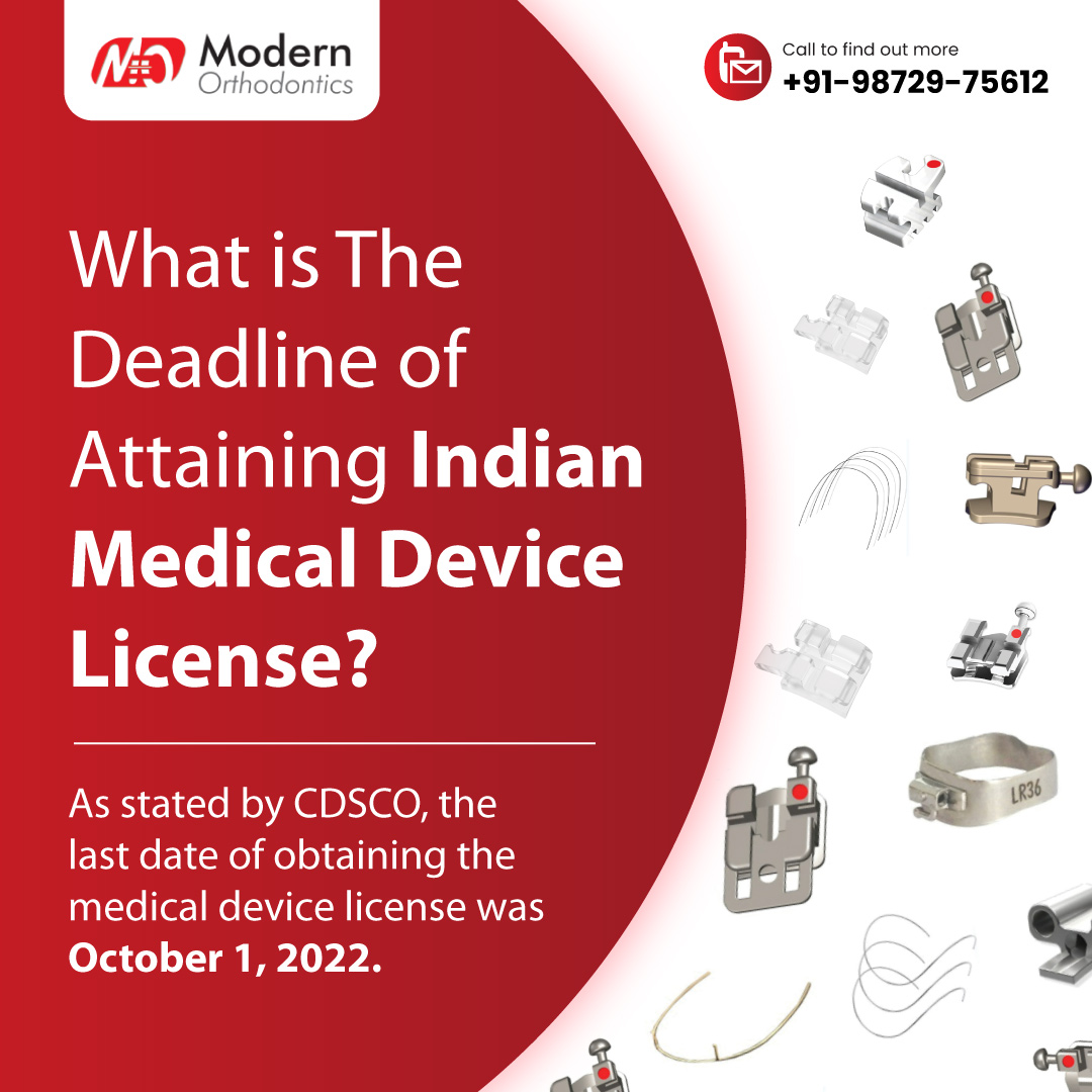 ModOrtho's tweet image. Worried that the date for getting the license has passed? 

Well it is better late than never.

#modortho #modernorthodontics #orthodontics #medicaldevice2022 #CDSCO #IMDR #medicaldevicelicencedeadline