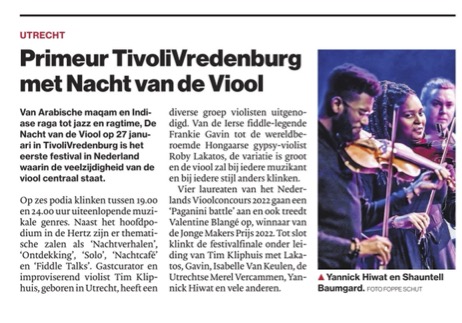 De Nacht komt eraan.... in <a href="/TiVre_Utrecht/">TivoliVredenburg</a> #Utrecht #muziek #festival