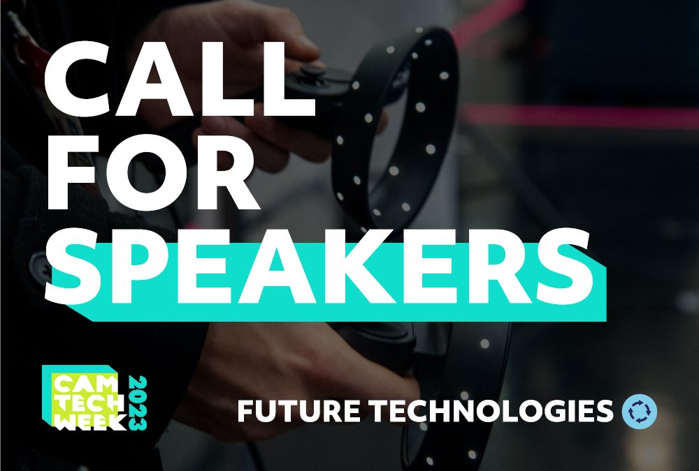 #ICYMI Speaker applications for our #FutureTechnologies track are open! 🎉

Are you a thought leader with a great story? Apply here 👉cambridgetechweek.co.uk/call-for-speak…

#CTW23 #CallforSpeakers