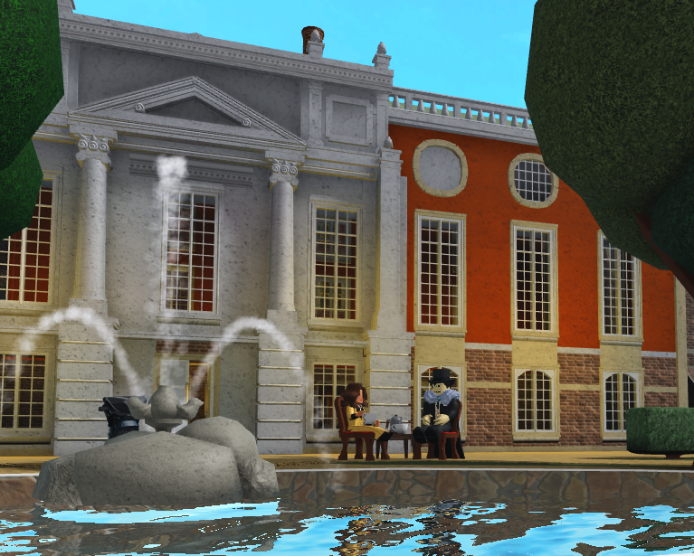 What a more perfect place to have a delightful cup of tea!

Palace still is quite heavily under construction. And I hope to show you all the complete build very soon! :)

Tags: #bloxburg #bloxburgbuilds <a href="/drengen05/">Sybil</a> <a href="/LuxembourgDuchy/">Duchy of Luxembourg</a> <a href="/BasicallyBlxbrg/">Basically Bloxburg</a> <a href="/fruitmcnare/">Daniel Perkins</a>