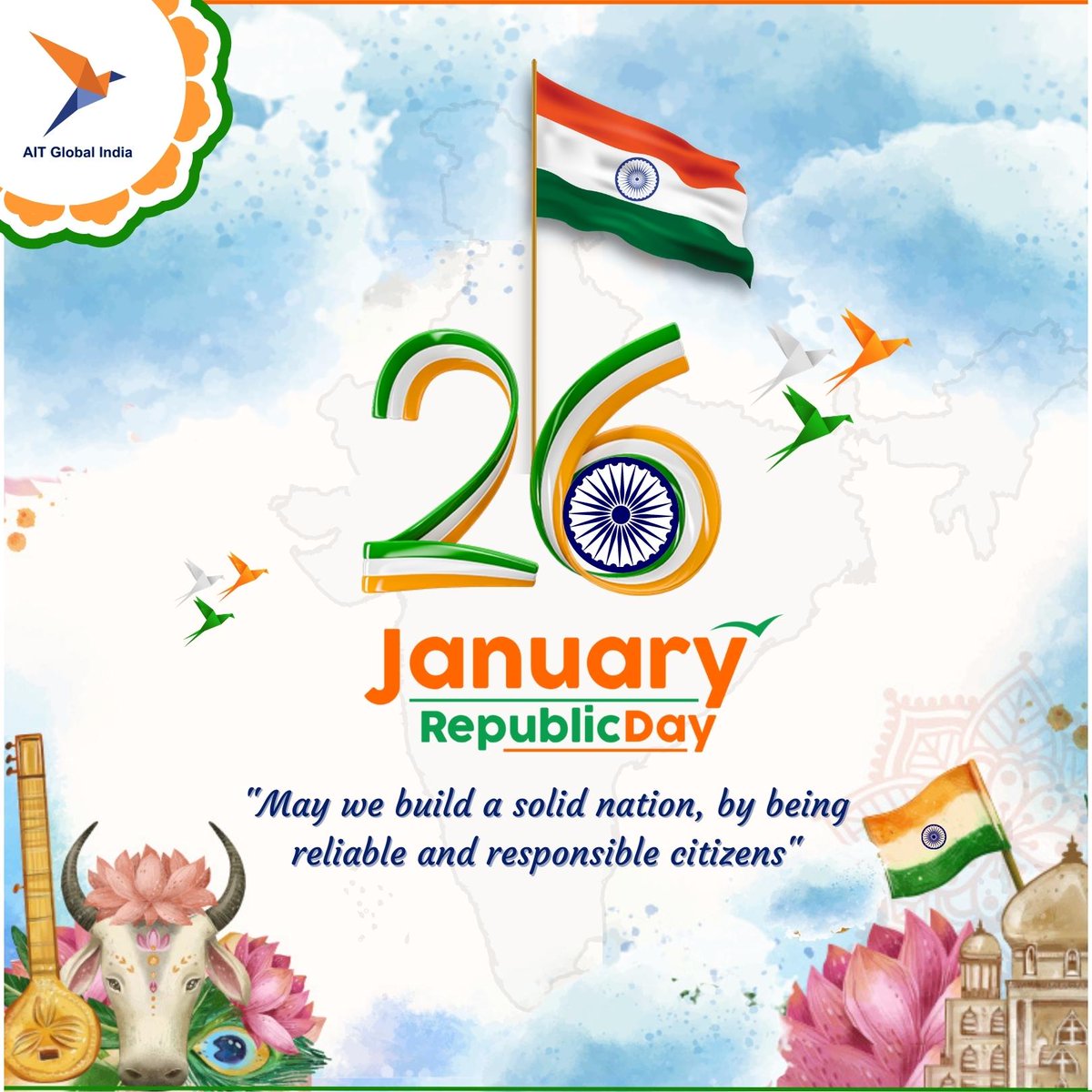 This Republic Day, adopt reliability and responsibility in your attitude towards our country and make India a better place, one Indian at a time.
#AITGlobal #AITians #RepublicDay #HappyRepublicDay #RepublicDay2023 #RepublicDay #73rdRepublicDay #lifeatait #companyculturematters