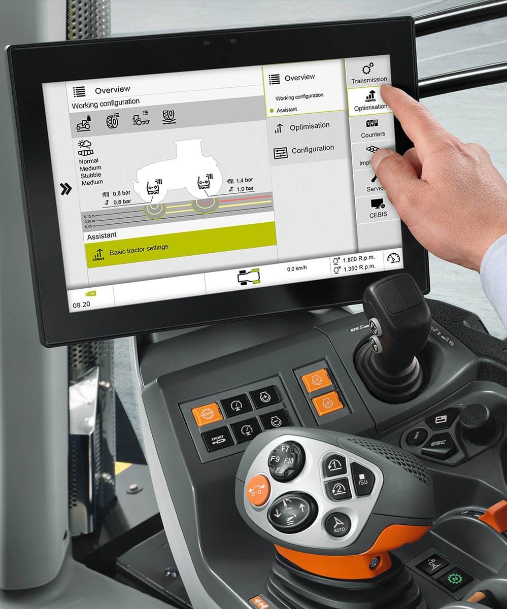 CLAASFrance's tweet photo. OFFRE INIMITABLE : Accédez au #CEMOS pour tracteur à partir de 1750 € HT* !

Unique au monde, ce système autodidacte d'assistance au conducteur #CLAAS facilite les réglages de la machine et optimise les performances. https://t.co/QgH3jhZOCg