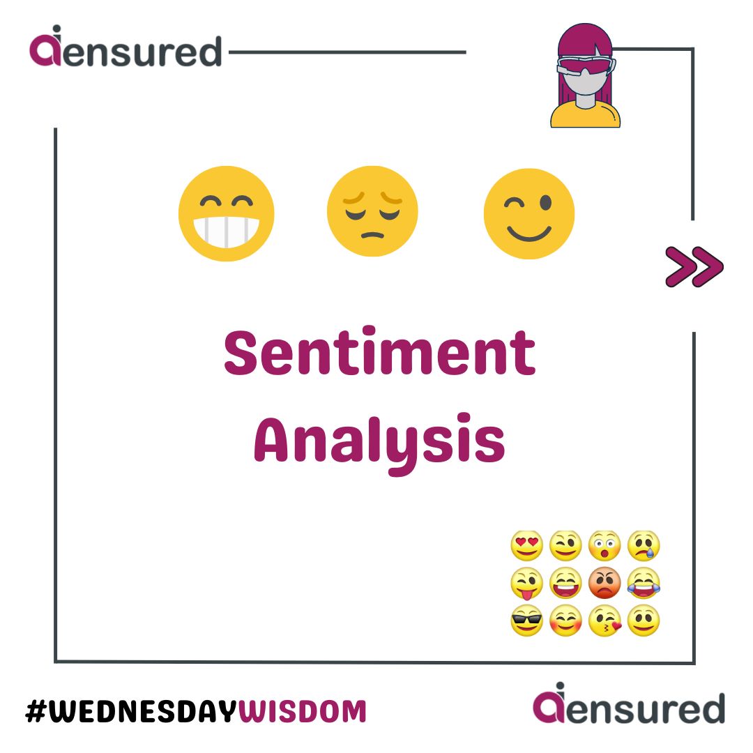 AiEnsured's tweet photo. Sentiment analysis, also called "opinion mining," is a natural language processing (NLP) method used to figure out if data is positive, negative, or neutral. Textual data is often used for sentiment analysis. https://t.co/TjvJMeMiAA