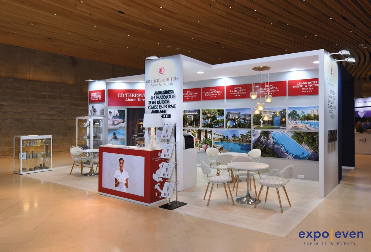 [Retour sur le salon LES THERMALIES]

Direction Paris pour le salon Les Thermalies où notre équipe a réalisé le stand du groupe italien GB Thermae Hotels 💆‍♀️

😊 Merci pour cette confiance !
#stand #agencement #salon #LesThermalies #standiste #salonDuBienEtre #salonDesSeniors