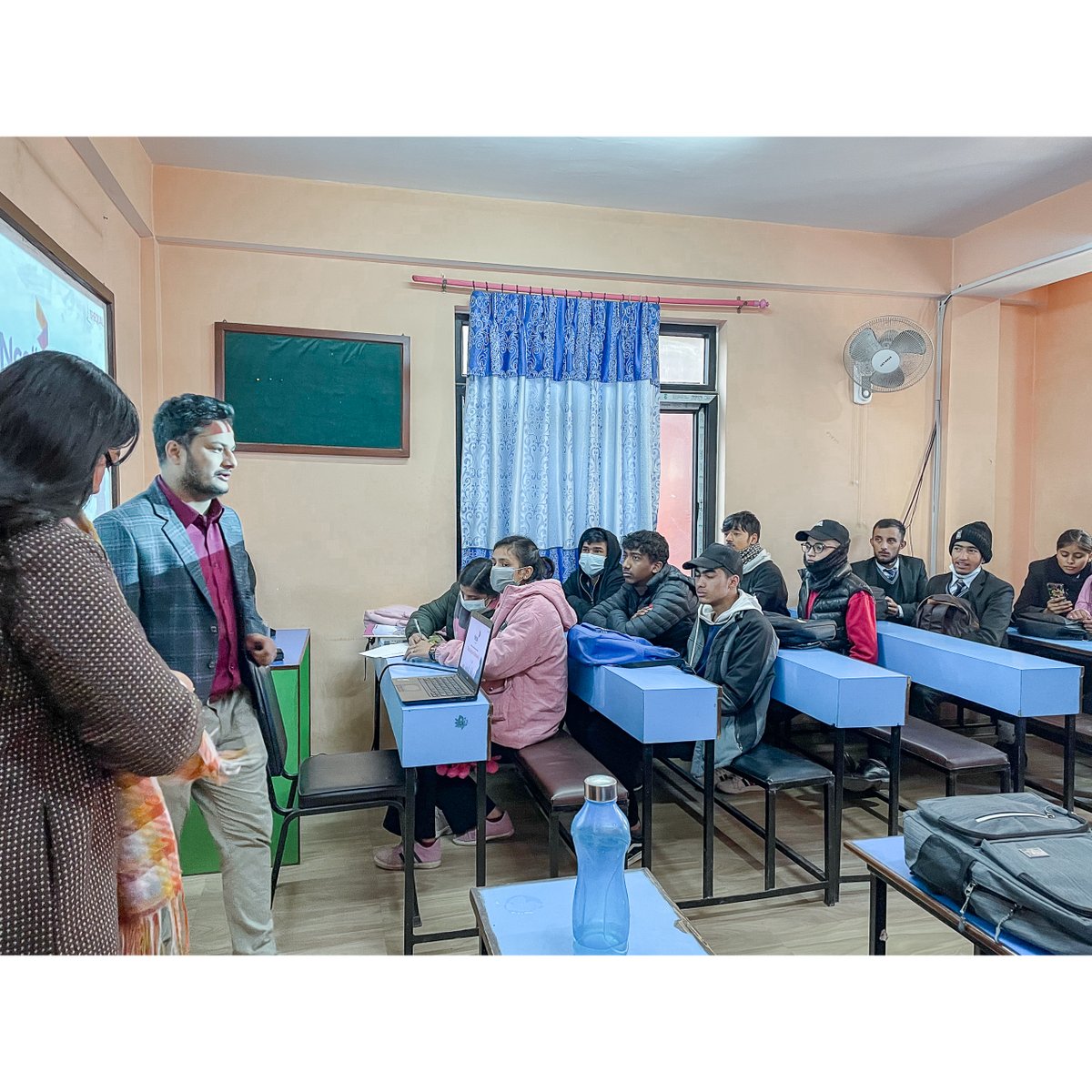 shequal_org's tweet photo. Orientation program at VS Niketan College by the @shequal_org for the pre-events session of @Ncell presents Nepal's Largest All-female Hackathon: Hacking for Humanity!
#h4h #allfemalehackathon #hackathon #itshertime https://t.co/NTkeOohCss