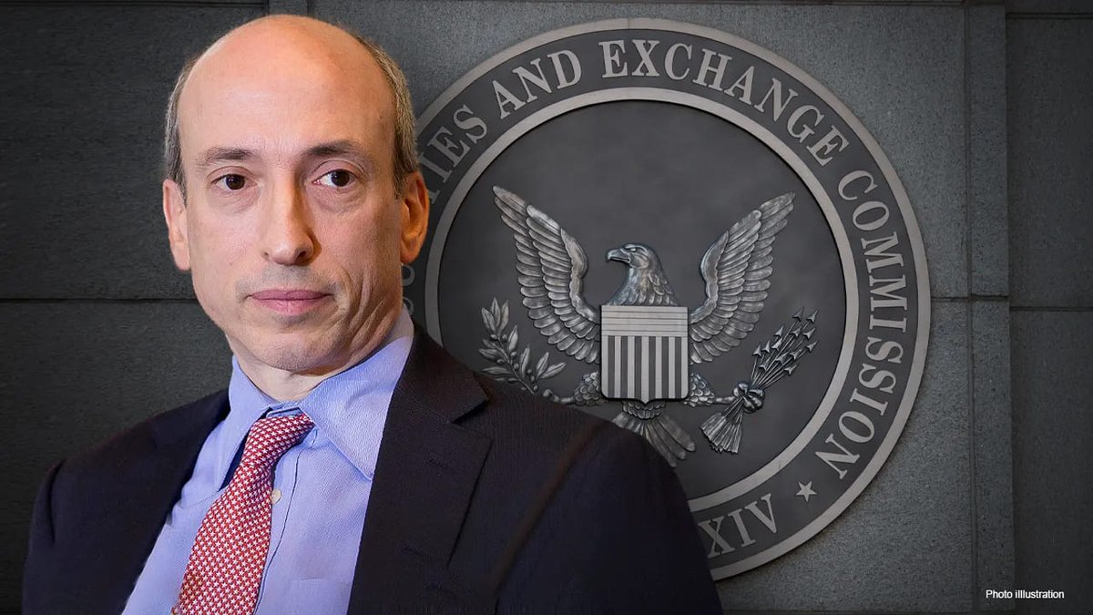 randgroup's tweet photo. 📍JUST IN: SEC Chair Gary Gensler seeks jurisdiction over #Crypto with new proposed rule

Looking to expedite the proposed "Regulation Best Execution" to increase its jurisdiction over the Crypto market

Bullish/Bearish? 📈📉 https://t.co/AfL8ZZ7RO9