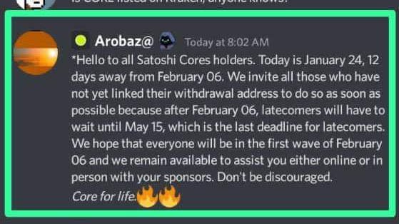 _SatoshiBTCs's tweet image. 📌ATTENTION  ALL CORE HOLDERS🛑

#RETWEET till everyone gets this information.
@Coredao_Org 
@_SatoshiBTCs