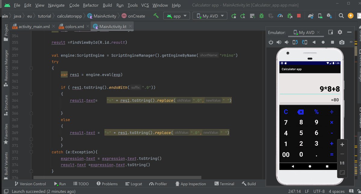 shivamsingh865's tweet image. &quot;Excited to share my first ever mobile app - a basic calculator that makes math calculations quick and easy.&quot;
#androiddevlopment #kotlin #xml #androiddevlopers