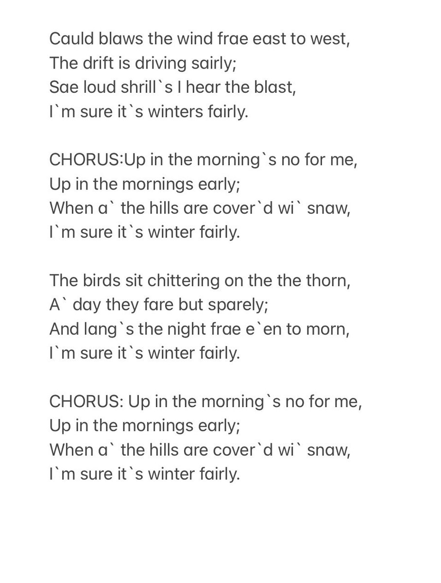 Happy Burn’s Night. We’ll be celebrating tomorrow as the man is at lifeboats tonight  How about this lesser known song?
#rabbie #robbieburns #BurnsNight #celebratethebard #bardofscotland