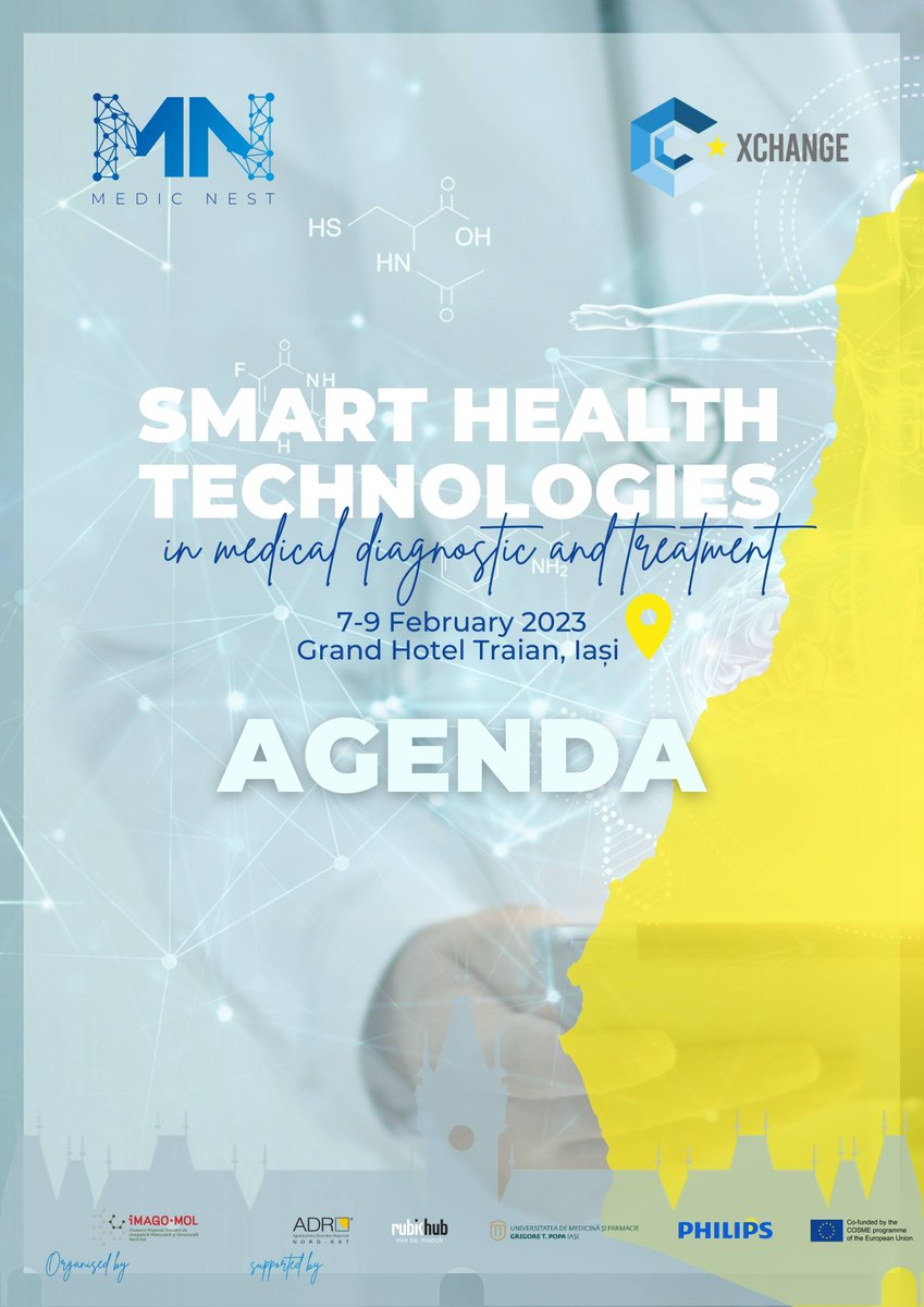 Discover here the updated agenda for the landmark event of 2023 in medical diagnostic and treatment 👉🏻 𝐒𝐦𝐚𝐫𝐭 𝐇𝐞𝐚𝐥𝐭𝐡 𝐓𝐞𝐜𝐡𝐧𝐨𝐥𝐨𝐠𝐢𝐞𝐬 𝐅𝐨𝐫𝐮𝐦: medicnest.eu/lets-meet-at-s…