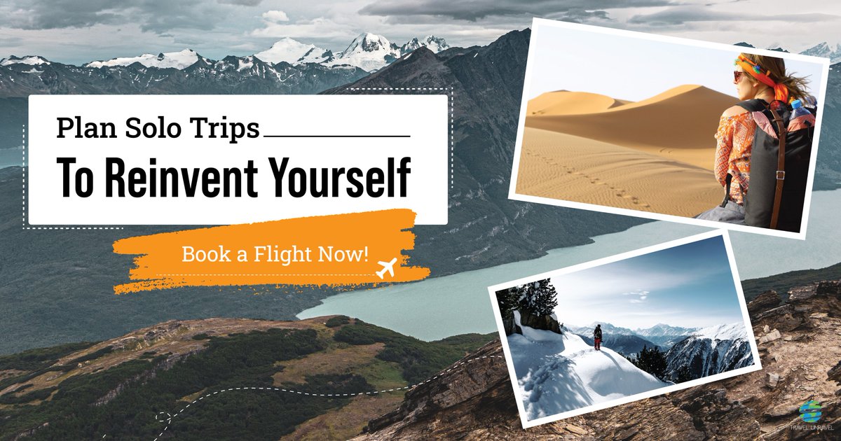 Sometimes you have to #goSolo! Plan a solo trip and book a flight easily with travelunravel.com to relax, rejuvenate, and reinvent yourself!  

#travel #travelling #travelexperts #travelpackages #flysafe #besttraveldeals #besttravelpackages #solotrips #travelstories