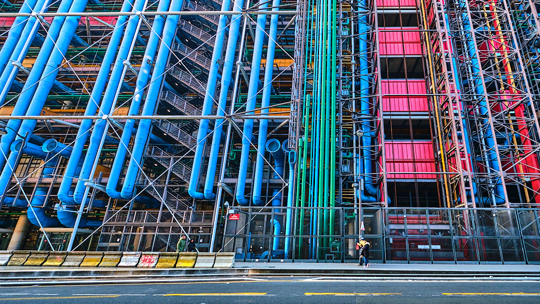 Centre Pompidou, Paris, France @CentrePompidou #renzopiano #10mm #centrepompidou #fujifilm #paris #richardrogers #photography