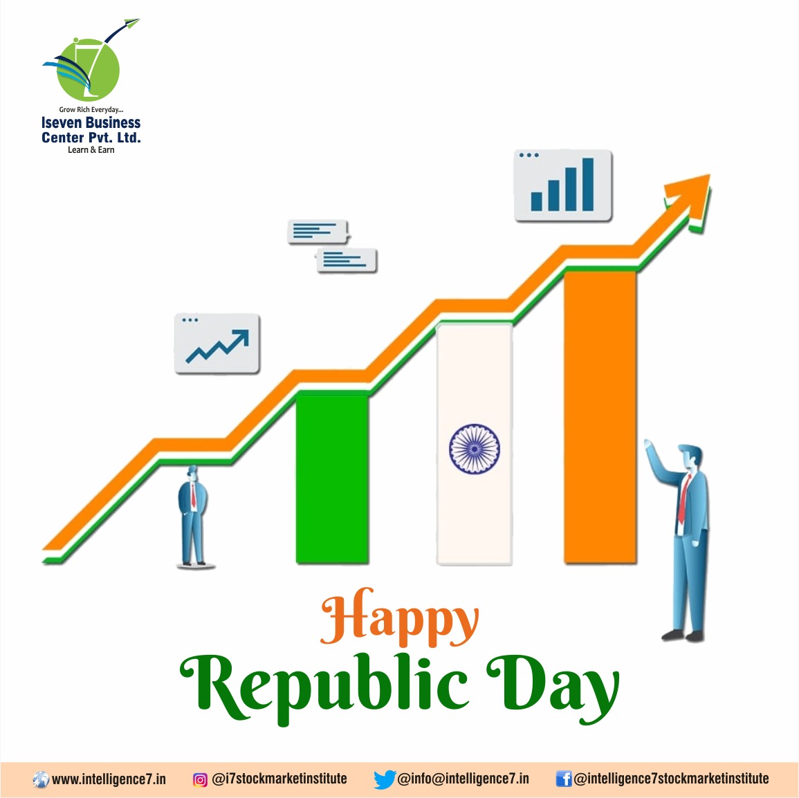 intelligence7's tweet photo. Freedom of Mind
Freedom of Faith
Freedom of Dream
Let's celebrate the hard-earned freedom of our soldiers and the struggles faced by our ancestors. 

#republicday #i7 #iseven #intelligence7 #stockmarketinstitute #stockmarket #sharemarket https://t.co/aPVTIF7HsD