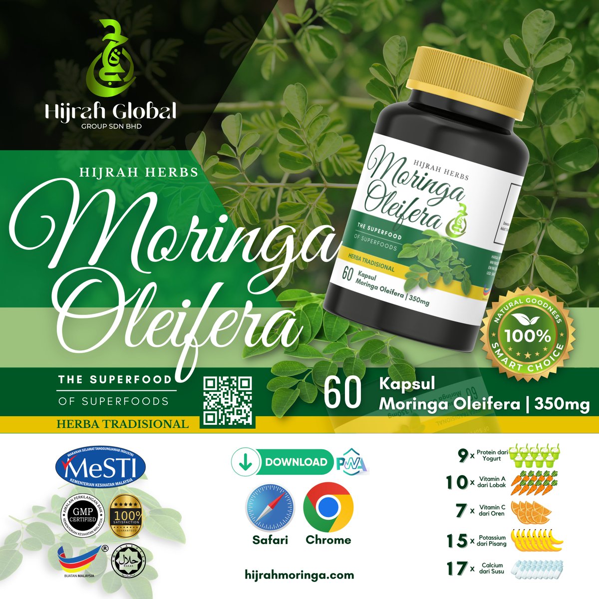 HijrahMoringa's tweet photo. 9x more protein, 10x more Vitamin A, 7x more vitamin c, 15x more potassium, 17x more calcium...

#moringa #hijrahmoringa #hijrahglobal #superfood https://t.co/fedFro7Z7Q