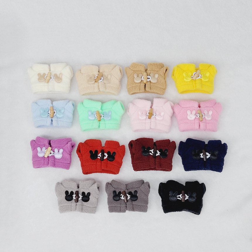 ＜お知らせ🔔＞

韓国limeshopさん
                        予約販売❤️

リクエストありましたので、
明日20時から予約販売の受付を開始します😊

#ぬい服 #予約販売 #10cm #15cm #20cm