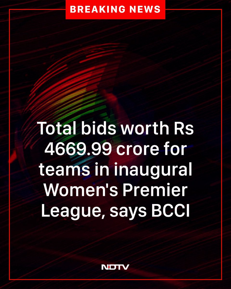 ndtv's tweet photo. #WPL https://t.co/fKbntBz0xv